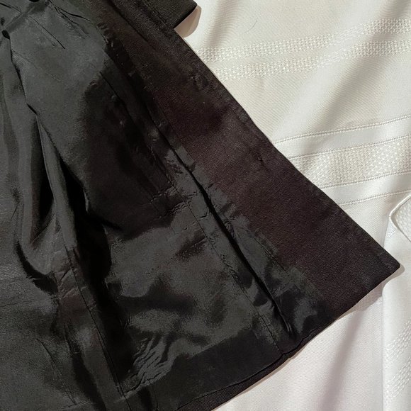 Louben Black Linen Short Sleeve Suit Jacket - Picture 8 of 9